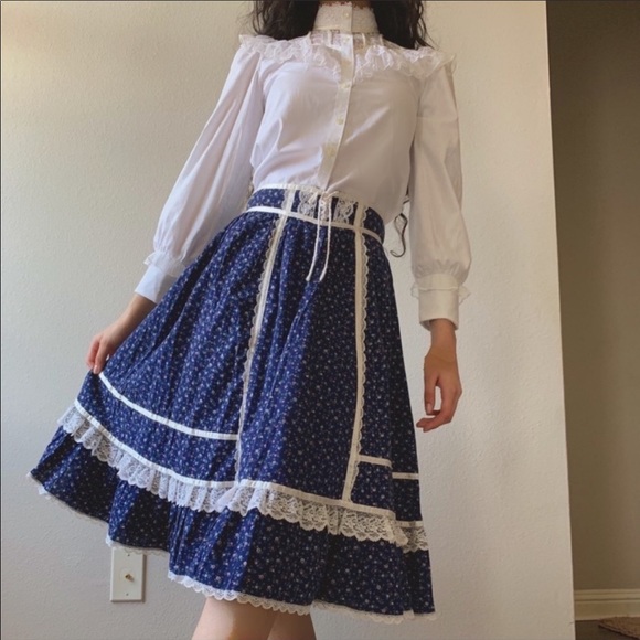 🤍 Vintage Gunne Sax blouse | XXS - Picture 7 of 15